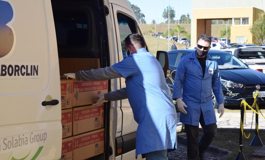 Copel repassa ao Lacen 200 mil kits para testes da Covid