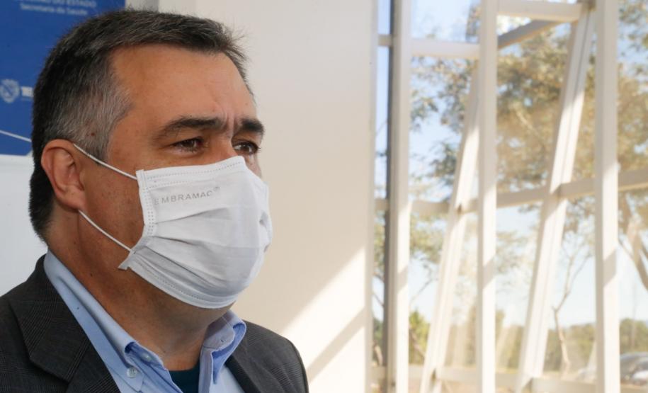 Secretário vistoria finalização da obra do Hospital Regional de Telêmaco Borba