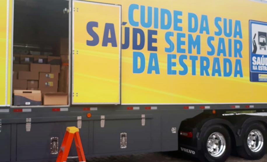 Sesa realiza ação para caminhoneiros, motoristas e viajantes em Campina Grande do Sul