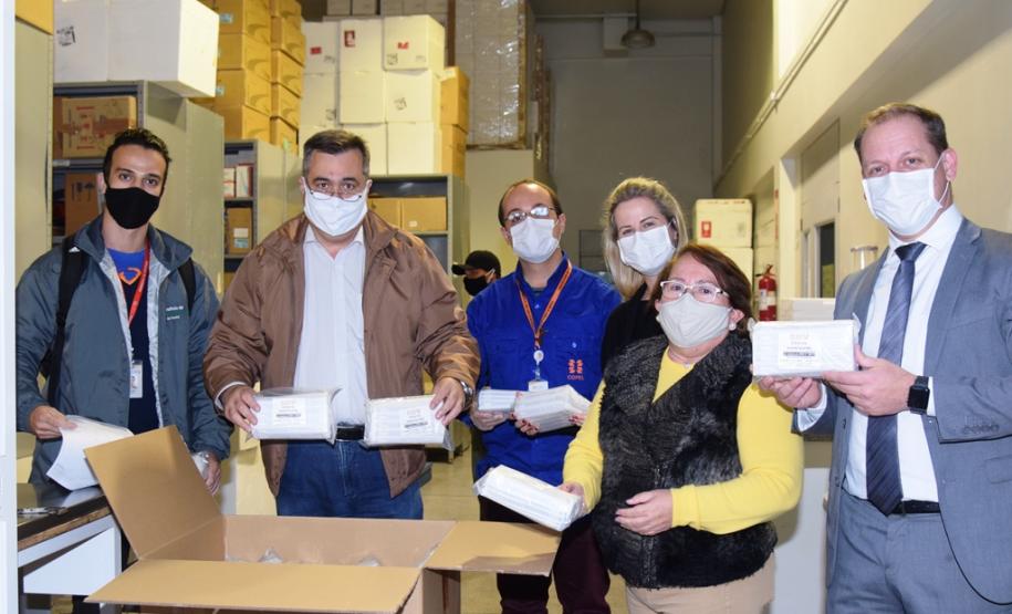 IBMP recebe mais de 418 mil swab’s para testes da Covid-19 da Copel