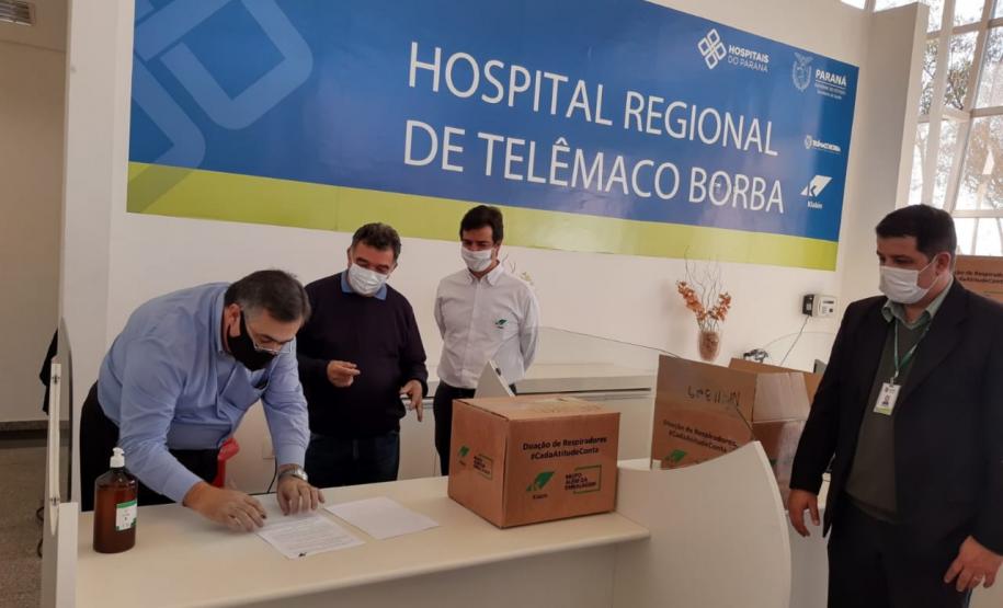 Governo ativa segunda etapa de leitos de UTI exclusivos Covid-19 no Hospital Regional de Telêmaco Borba