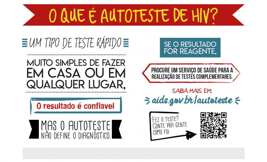 Sesa disponibiliza autoteste de HIV para todos os municípios do estado