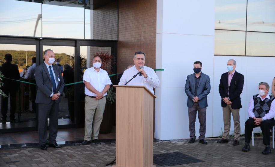 Foi inaugurada nesta quarta-feira (22) a primeira etapa do Cancer Center de Guarapuava, na região central do Estado. O prédio abriga a ala de quimioterapia e o Instituto para a Pesquisa do Câncer (IPEC), um dos maiores centros de pesquisa genômica do País. 22/07/2020