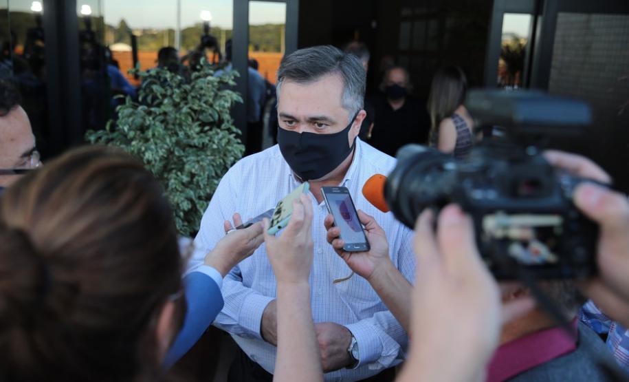 Foi inaugurada nesta quarta-feira (22) a primeira etapa do Cancer Center de Guarapuava, na região central do Estado. O prédio abriga a ala de quimioterapia e o Instituto para a Pesquisa do Câncer (IPEC), um dos maiores centros de pesquisa genômica do País. 22/07/2020