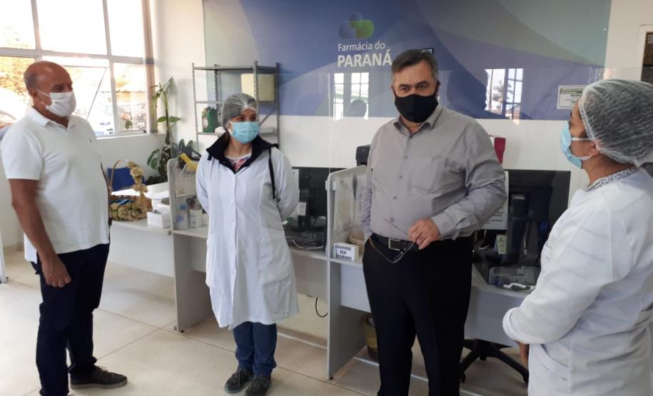 Secretário discute ações com a direção da Regional de Saúde de Paranaguá