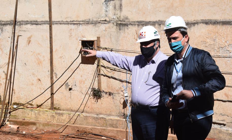 Secretário vistoria obras do Ambulatório Médico de Especialidades (AME) em Curitiba