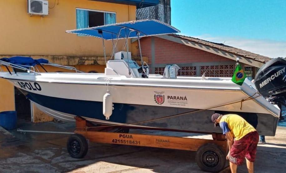 Litoral recebe lancha para atendimento de saúde