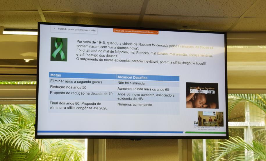 Integração entre Sesa e municípios garante eliminação da sífilis congênita em 134 localidades