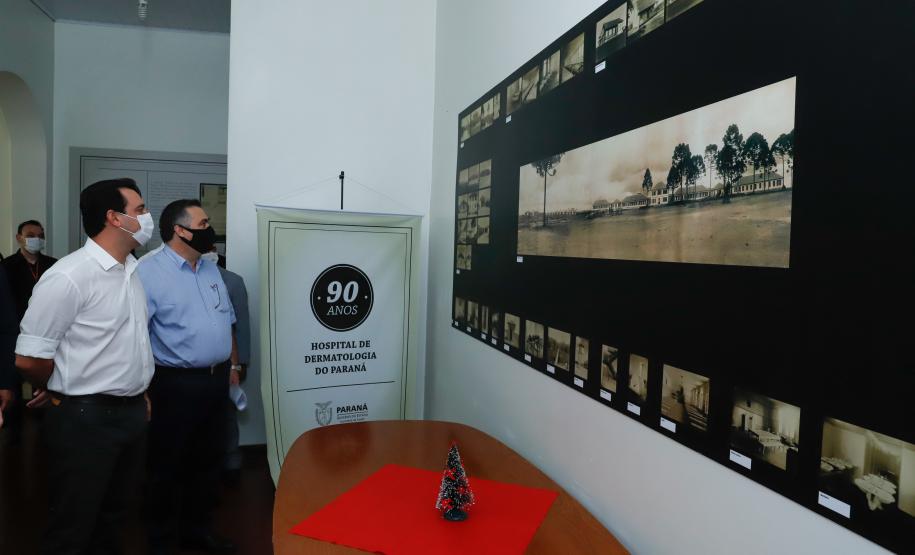 Governador e secretário da Saúde visitam Hospital de Dermatologia Sanitária do Paraná