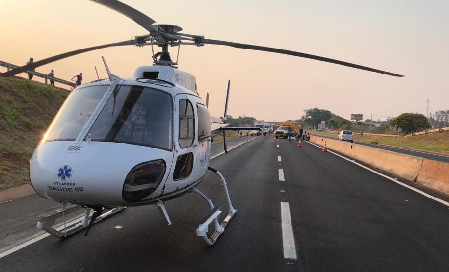 Serviço aeromédico de Maringá completa quatro anos