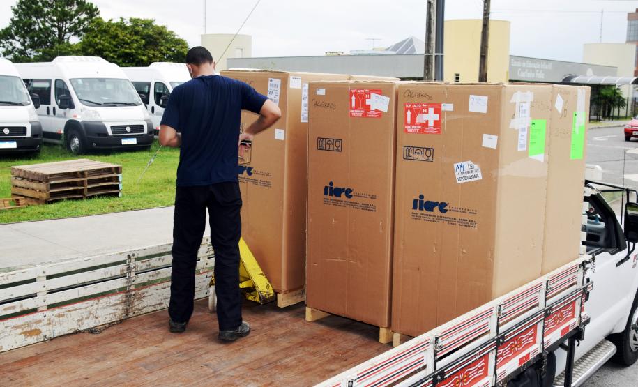 Sesa envia 14 respiradores para hospitais de Campo Largo e Assis Chateaubriand