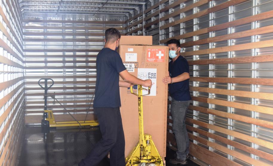 A Secretaria de Estado da Saúde (Sesa) enviou 14 monitores e 14 ventiladores para Assis Chateaubriand nesta sexta-feira (11).