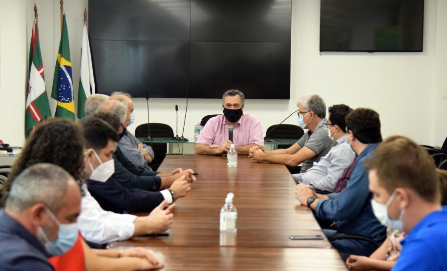 Beto Preto recebe a nova diretoria do Consórcio Paraná Saúde