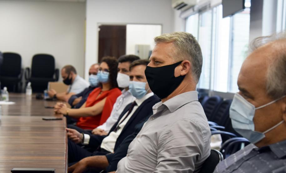 Beto Preto recebe a nova diretoria do Consórcio Paraná Saúde