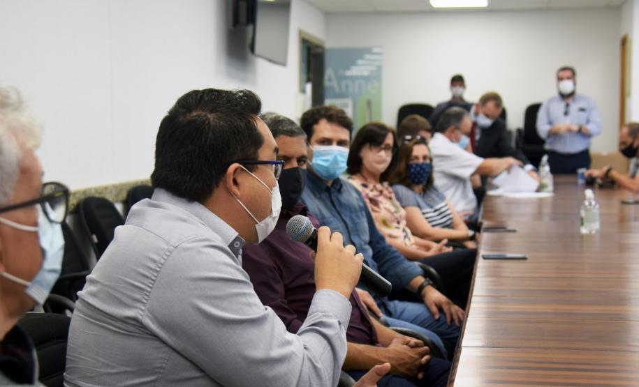 Beto Preto recebe a nova diretoria do Consórcio Paraná Saúde