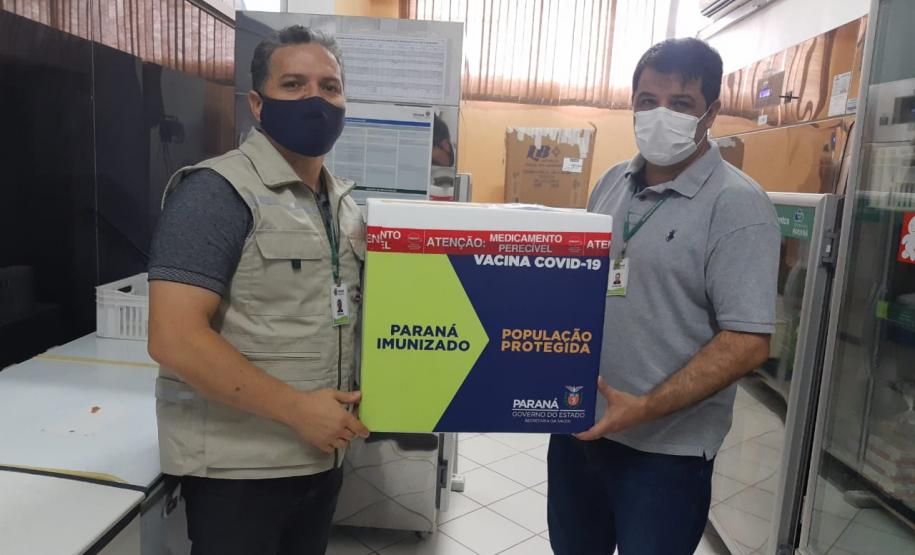 ENTREGA DAS VACINAS NAS REGIONAIS