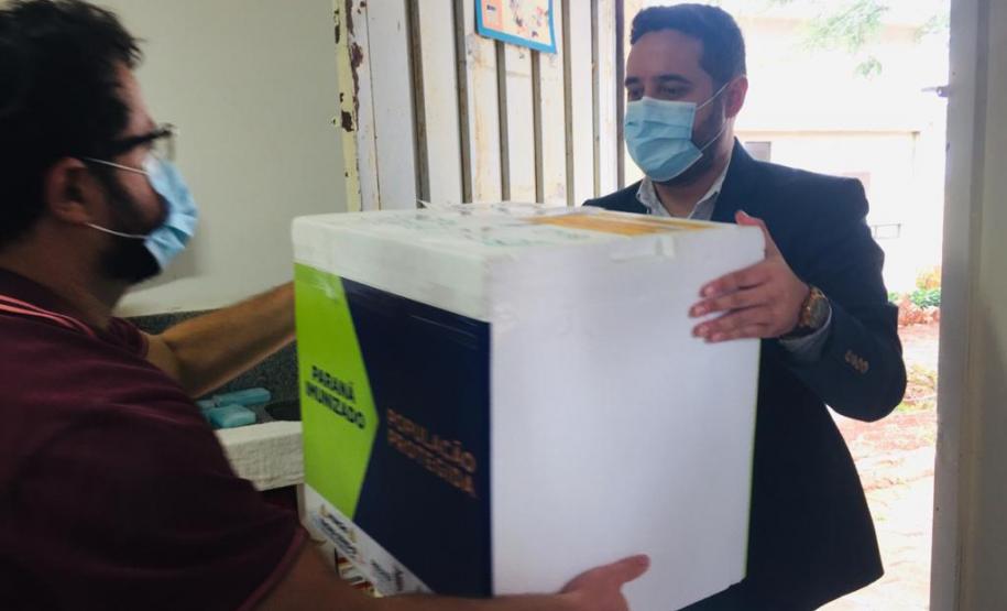 ENTREGA DAS VACINAS NAS REGIONAIS