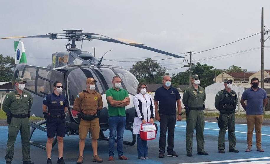 ENTREGA DAS VACINAS NAS REGIONAIS