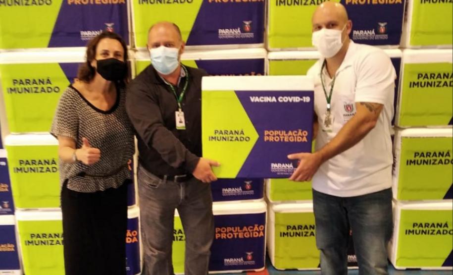 ENTREGA DAS VACINAS NAS REGIONAIS
