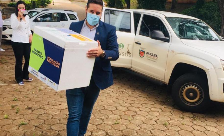 ENTREGA DAS VACINAS NAS REGIONAIS