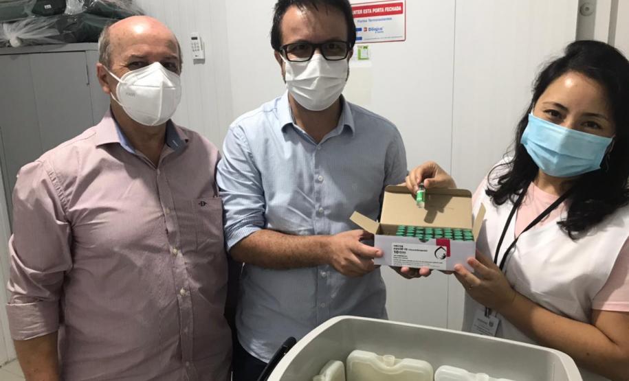 ENTREGA DAS VACINAS NAS REGIONAIS