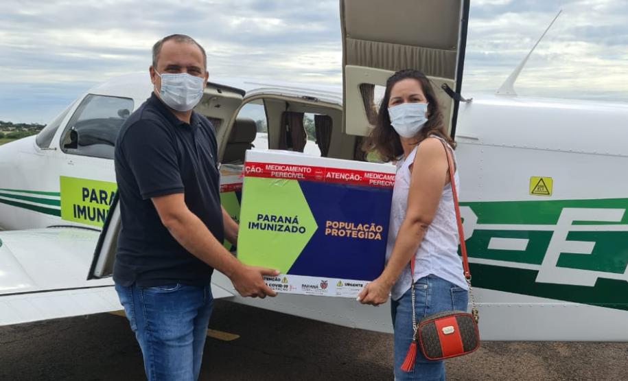 ENTREGA DAS VACINAS NAS REGIONAIS