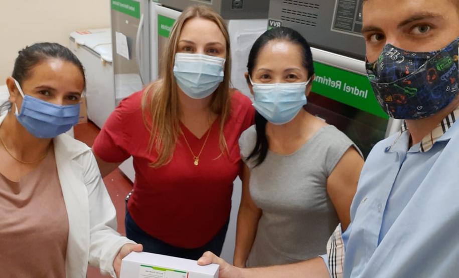 ENTREGA DAS VACINAS NAS REGIONAIS
