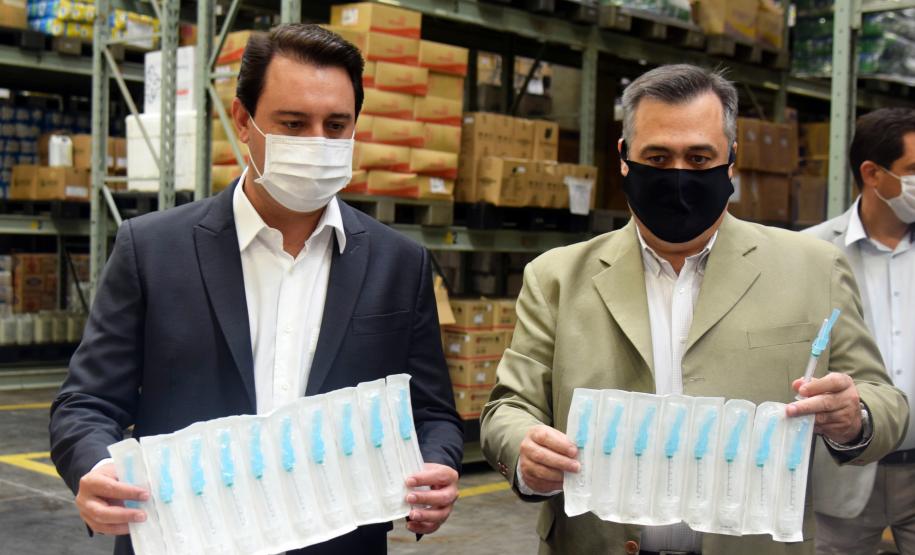 Paraná está pronto para iniciar vacinação contra a Covid-19, diz Ratinho Junior