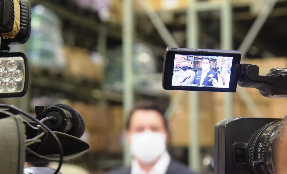 Paraná está pronto para iniciar vacinação contra a Covid-19, diz Ratinho Junior