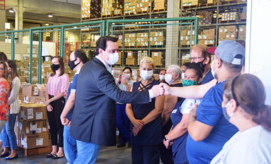 Paraná está pronto para iniciar vacinação contra a Covid-19, diz Ratinho Junior