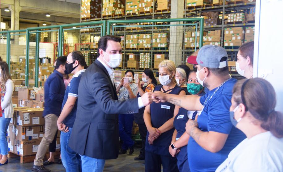 Paraná está pronto para iniciar vacinação contra a Covid-19, diz Ratinho Junior