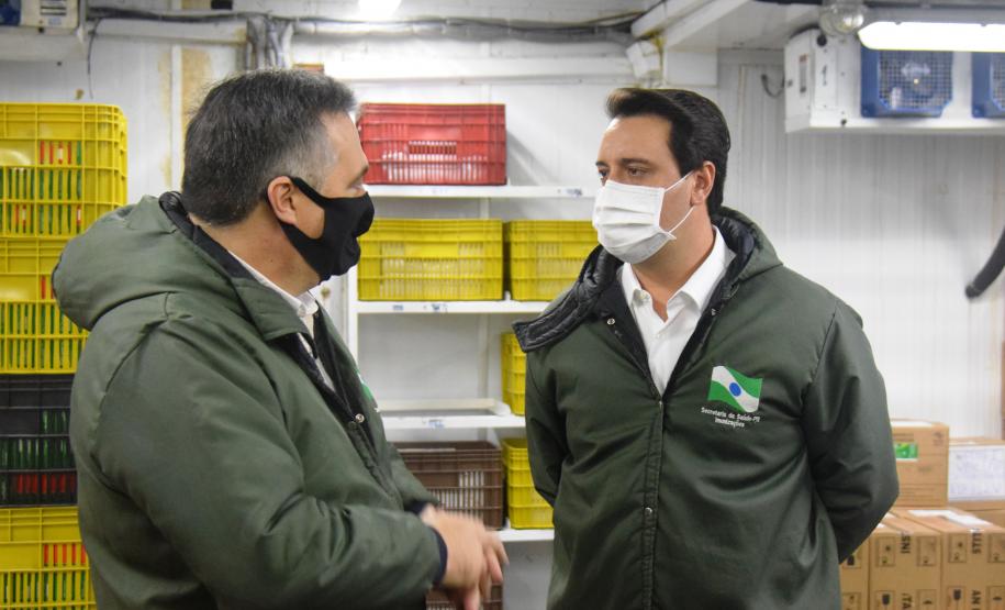 Paraná está pronto para iniciar vacinação contra a Covid-19, diz Ratinho Junior