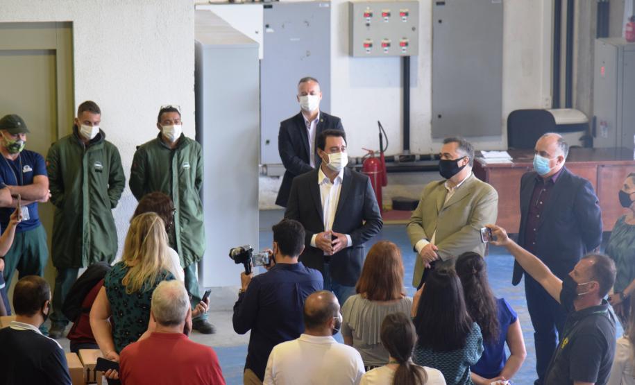 Paraná está pronto para iniciar vacinação contra a Covid-19, diz Ratinho Junior