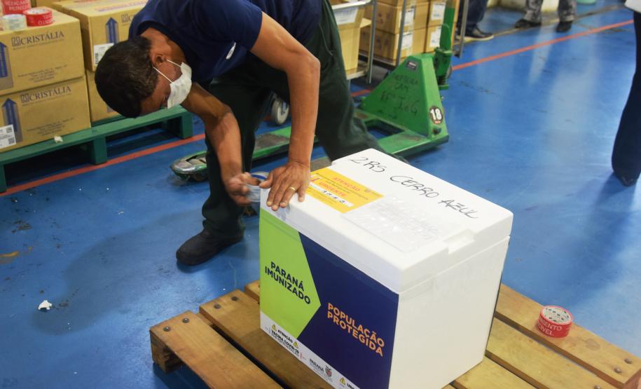 Agilidade das equipes da Saúde garante entrega a todos os municípios do Paraná