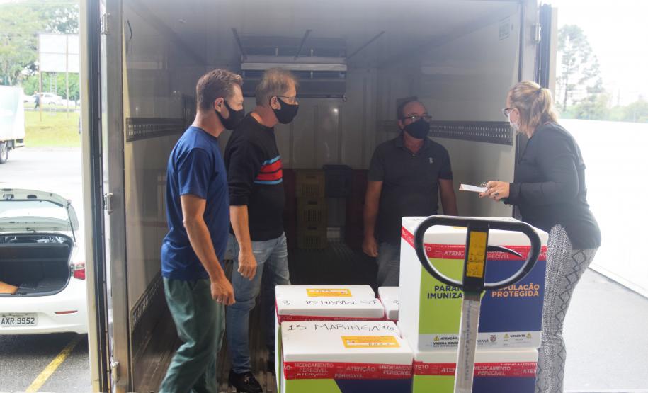 Agilidade das equipes da Saúde garante entrega a todos os municípios do Paraná