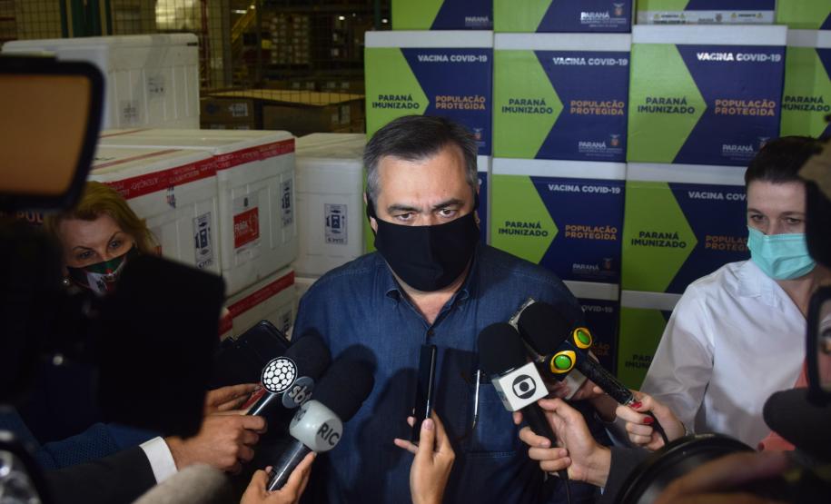Agilidade das equipes da Saúde garante entrega a todos os municípios do Paraná