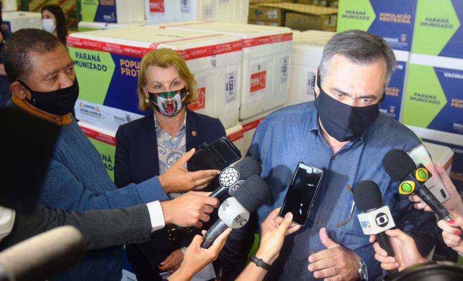 Agilidade das equipes da Saúde garante entrega a todos os municípios do Paraná
