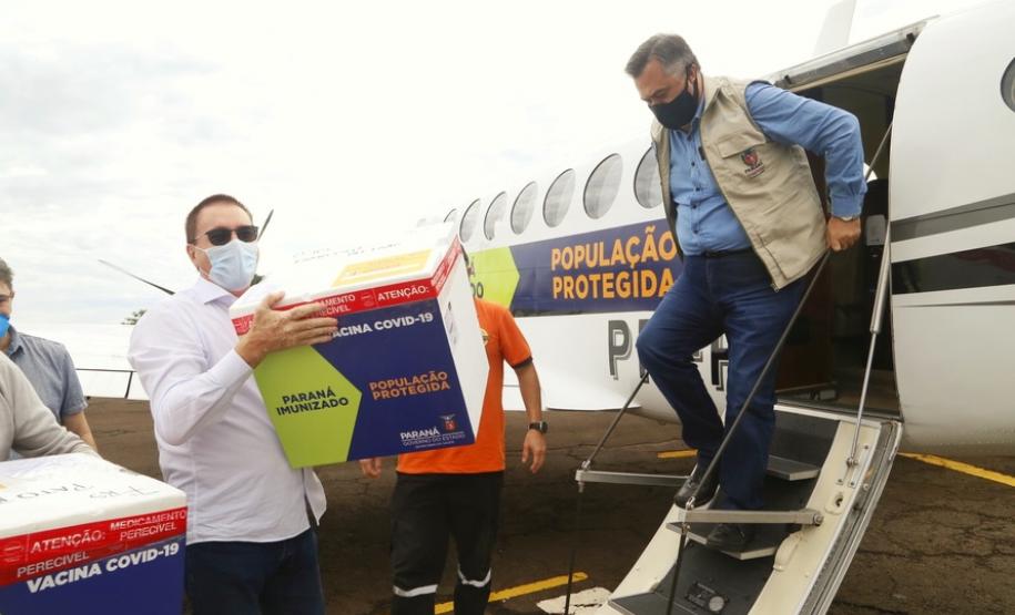 ENTREGA DAS VACINAS NAS REGIONAIS