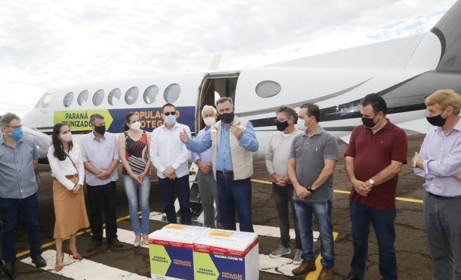 ENTREGA DAS VACINAS NAS REGIONAIS