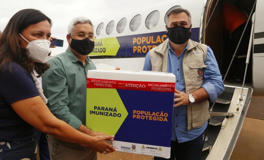 ENTREGA DAS VACINAS NAS REGIONAIS