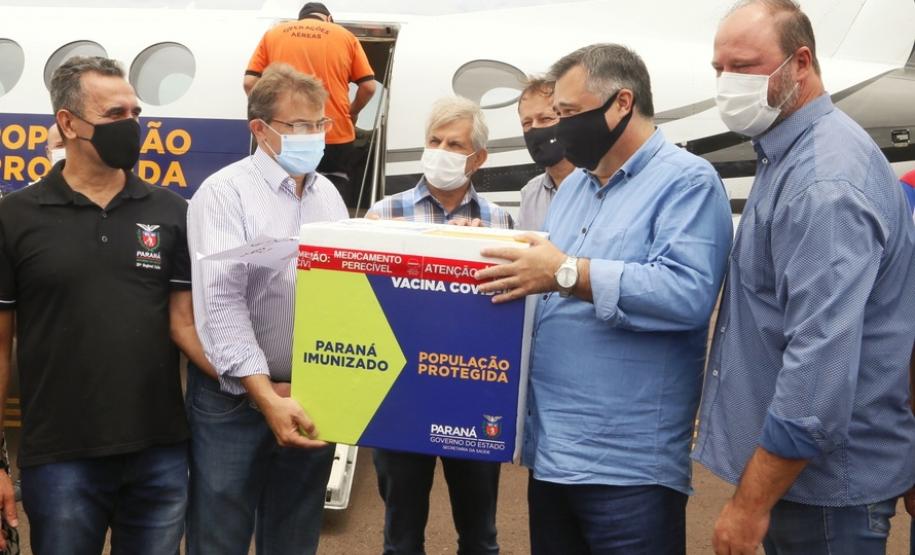 ENTREGA DAS VACINAS NAS REGIONAIS