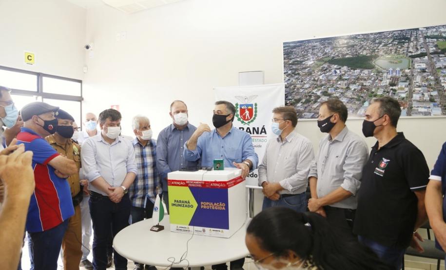 ENTREGA DAS VACINAS NAS REGIONAIS