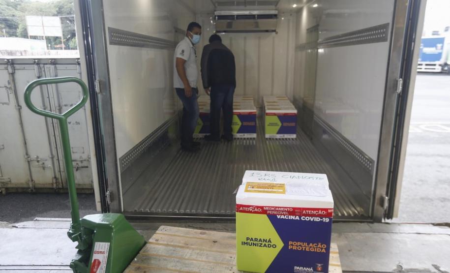 ENVIO DE VACINAS PARA AS REGIONAIS DE SAÚDE