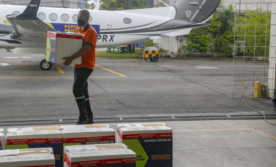 ENVIO DE VACINAS PARA AS REGIONAIS DE SAÚDE