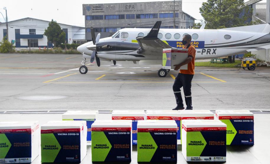 ENVIO DE VACINAS PARA AS REGIONAIS DE SAÚDE