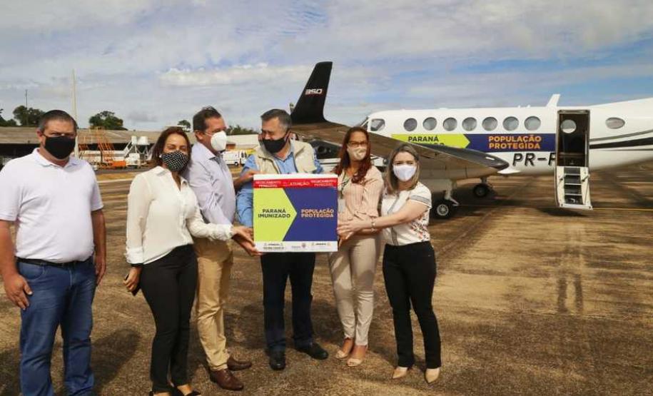 ENTREGA DAS VACINAS NAS REGIONAIS