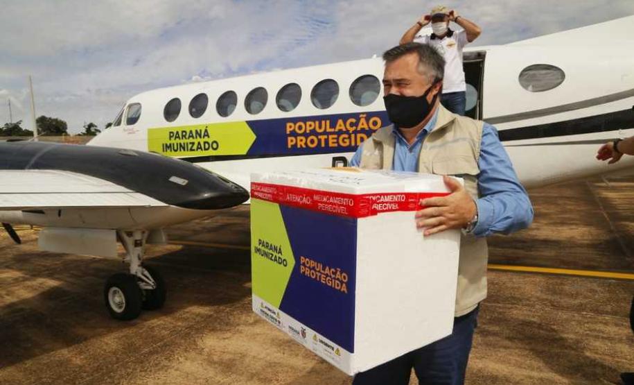 ENTREGA DAS VACINAS NAS REGIONAIS