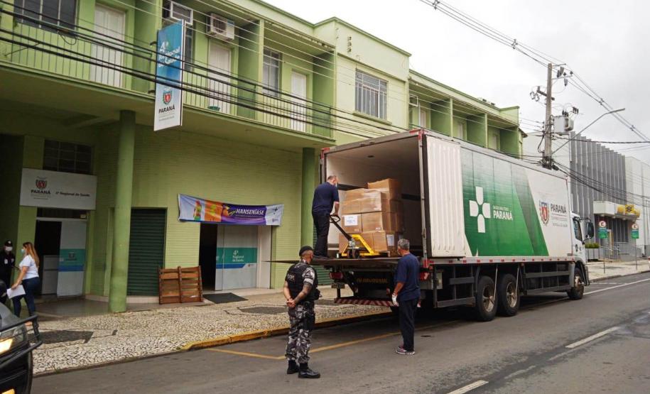 Sesa realiza força-tarefa neste final de semana para entrega de insumos que serão usados na vacinação contra a Covid-19