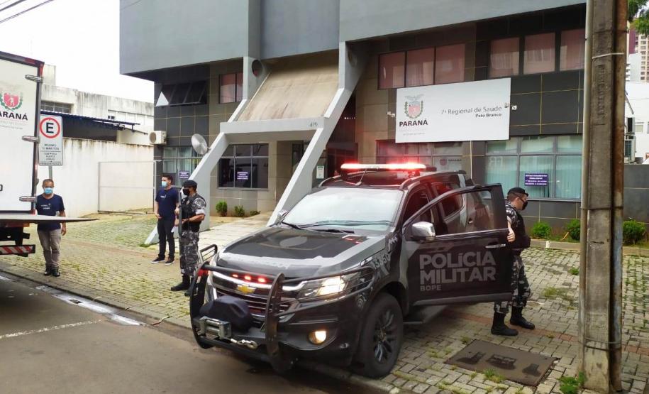 Sesa realiza força-tarefa neste final de semana para entrega de insumos que serão usados na vacinação contra a Covid-19