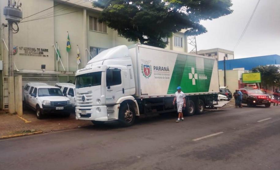 Sesa realiza força-tarefa neste final de semana para entrega de insumos que serão usados na vacinação contra a Covid-19